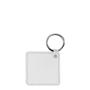 KEY-RING-LEATHER SQUAER 1sided