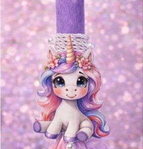 Unicorn Candle 3